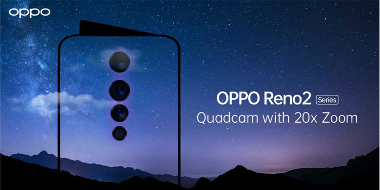 Oppo Reno 2 Meluncur Dengan Quad Kamera 20X Zoom