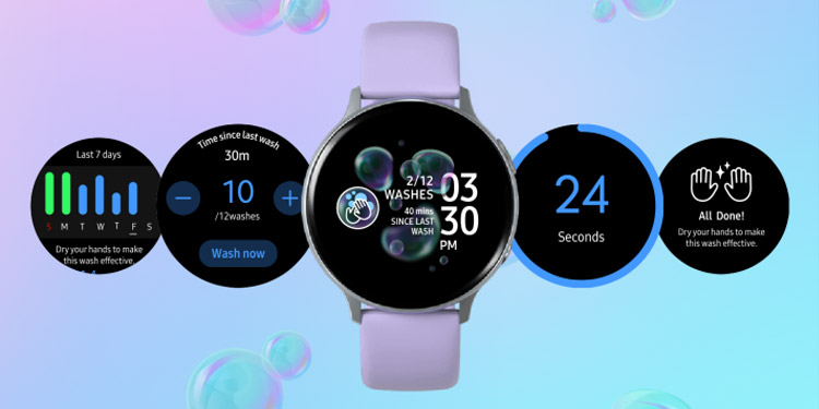 Samsung Merilis Aplikasi Smartwatch Untuk Mengingatkan Pengguna Agar Mencuci Tangan