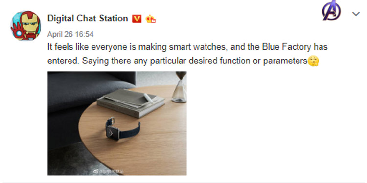 Vivo Berencana Membuat Smartwatch Mereka Sendiri