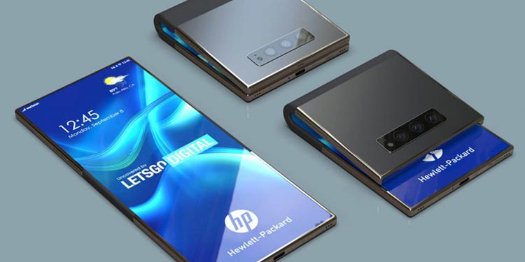 HP Patenkan Sebuah Desain Smartphone Dengan Mekanisme Layar Lipat