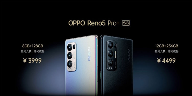 OPPO Reno5 Pro Plus 5G Resmi Diluncurkan, Bawa Sensor Kamera Baru Dari Sony