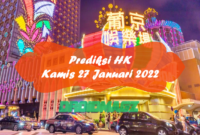 Prediksi HK Kamis 27 Januari 2022