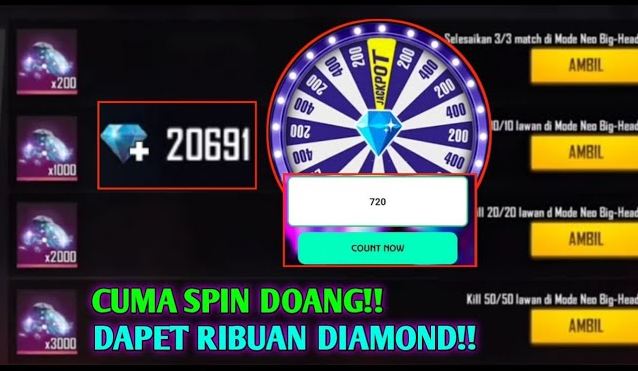 aplikasi spin diamond ff