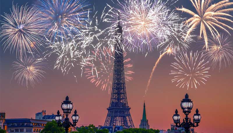 End of Year Tourist Attractions in France